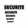 Bandeau SECURITE Rétro-réfléchissant   